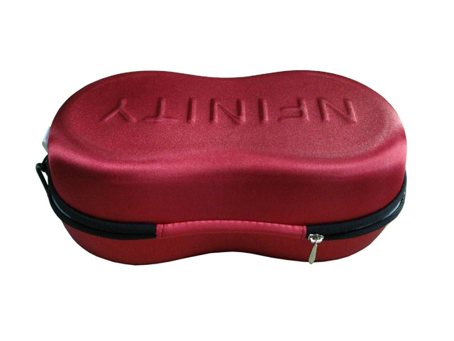 NFINITY molded EVA shoes storage case with carabiner carrying embossed logo custom design 3 size available