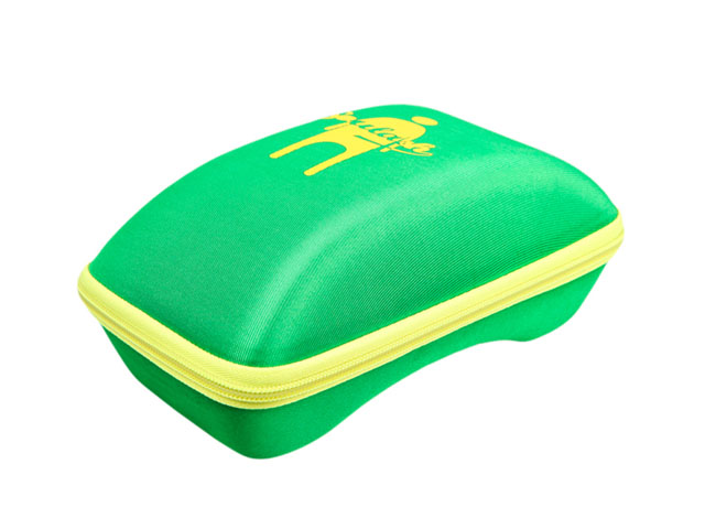 SOULASH molded EVA ski goggle transport case colorful spandex covering with imprinted logo