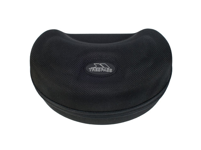 TRESPASS hard snow goggle protector case durable nylon covering with NDK pullers and rubber plate logo velvet lining