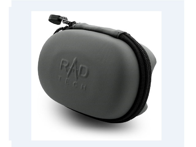 RadPak molded hard shell EVA foam computer mice travel case zippered with  embossed logo-Dongguan EVA Case Manufacturer