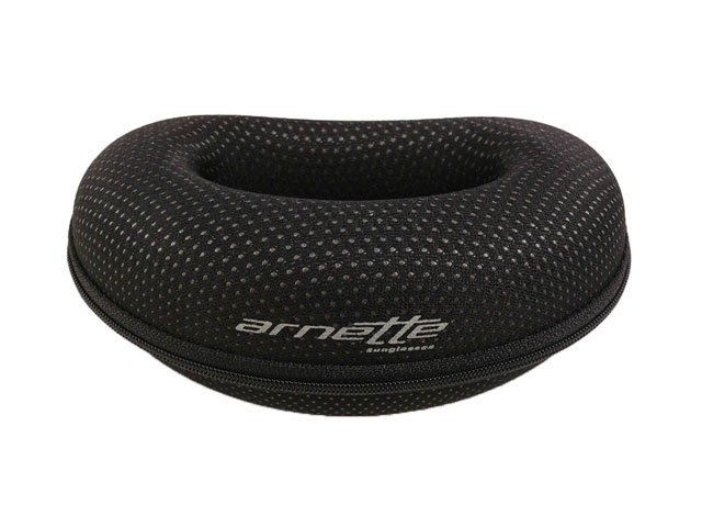 Arnette cute special shape sunglasses case with semihard EVA shell and durable nylon coated imprinted logo