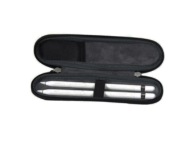 Hermitshell Molded EVA Apple pen pencil hard case with mesh pockets and elastic band inside-Dongguan EVA Case Manufacturer