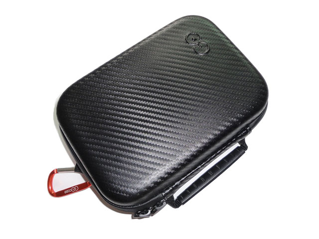 Best custom gopro carrying accessories case by GOCASE high quality leather laminated with Memory foam microsuede lining