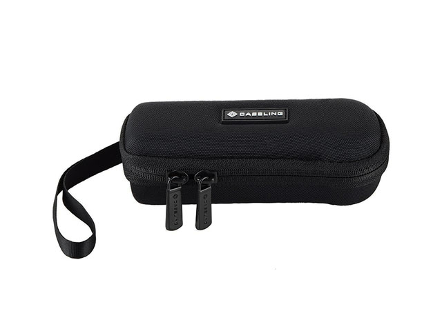 Caseling Hard Shell Digital Voice Recorders case boxes with reversed nylon zipper and tiny mesh pocket