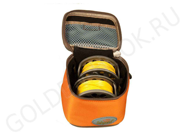 FISHIPOND Hard Top EVA fishing reel storage case with waterproof nylon rubber plate logo on front