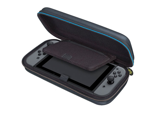 High quality EVA nintendo 3ds zelda XL case with soft gel handle and thick mesh pocket molded foam interior