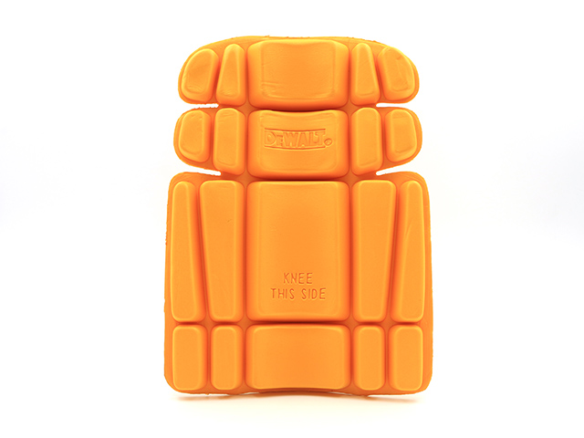 Dewalt foam knee pads inserts 100 percent yellow Polyethylene soft and durable for workpants