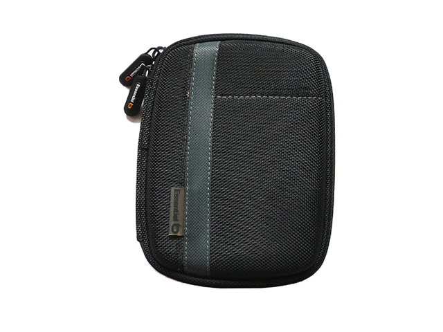 Essentiel B external hard disk drive pouch case made from EVA nylon mesh pocket inside elastic band