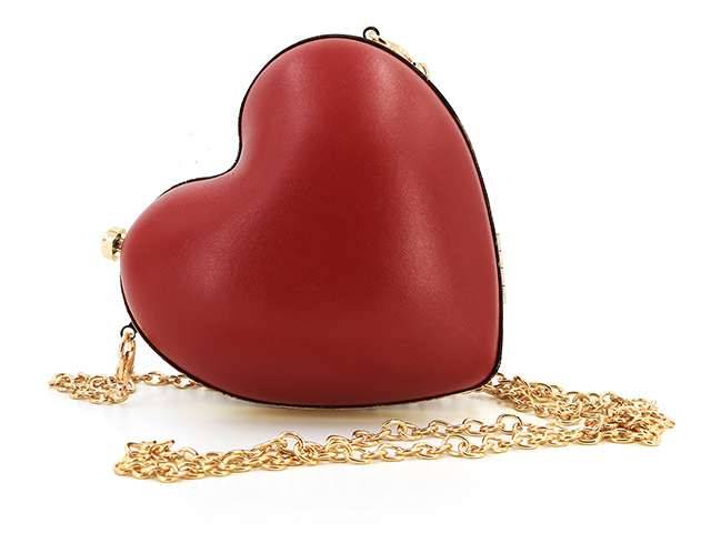 Small hard makeup case Red Heart Shaped Clutch CHARLES & KEITH-Dongguan EVA Case Manufacturer