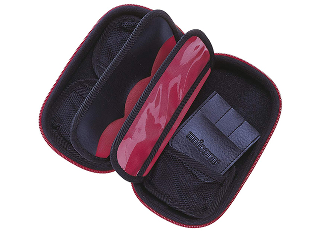 Black PU EVA Darts protective Case with individual mesh zipper pocket