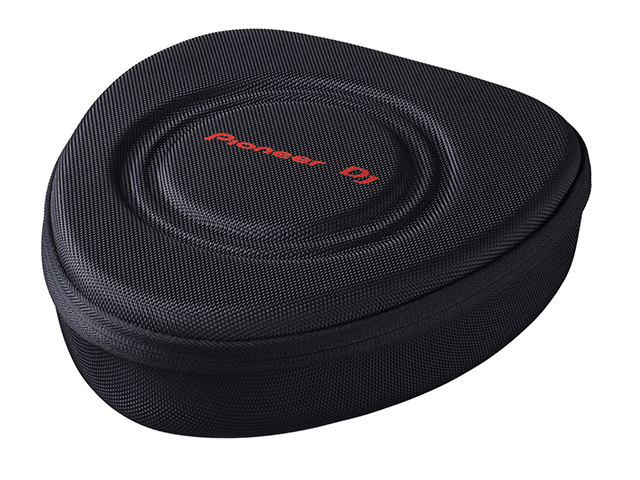 Custom pioneer headphone case EVA reinforced Nylon with individual zippered mesh pouch