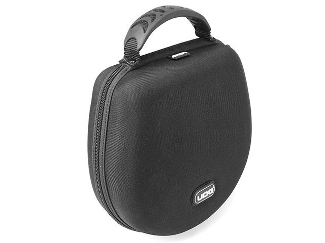 Molded EVA headphone storage case large space without mesh pocket plastic handle carrying