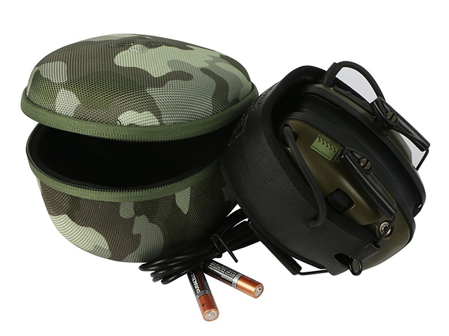 Custom EVA headphone protective case for Howard Leight Impact Sport OD Electric Folding Earmuff