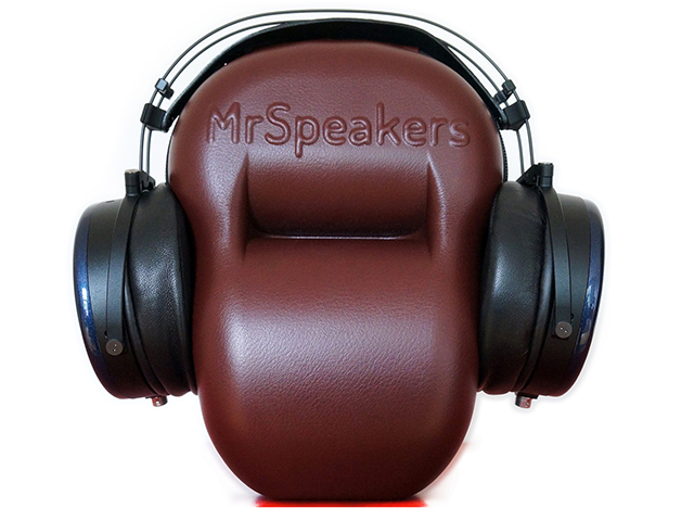 Molded EVA earphone case pouch brown leather covered with removable mesh pocket