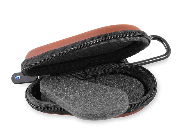 Hard shell EVA inhaler carry case with Wood grain pattern