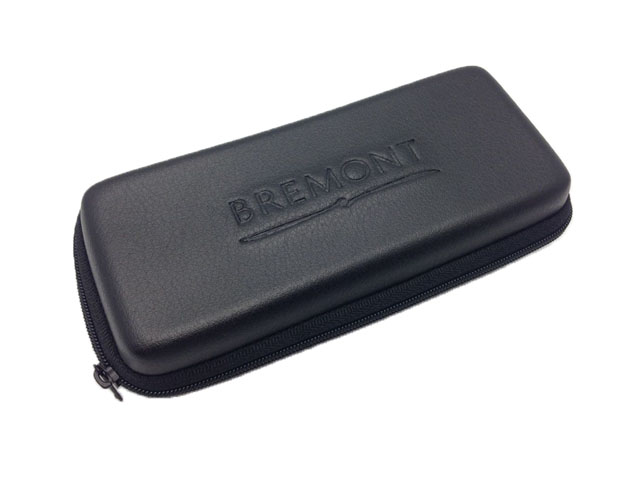 BREMONT Molded leather watch storage box case high quality with elastic band and velvet lining inside-Dongguan EVA Case Manufacturer