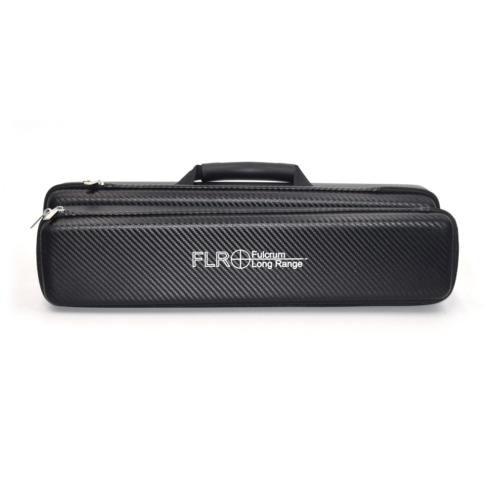 Black Carbon fiber EVA Organizer Case for Fulcrum Long Range with DIY Velcro divider