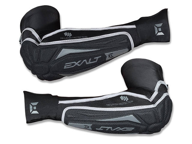 Protective Paintball elbow Guards with molded EVA foam durable fabric