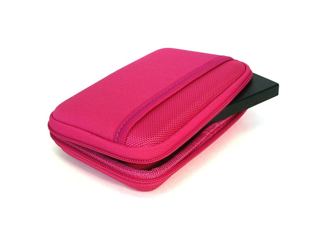 DRIVE LOGIC usb 3.0 external EVA case for hard drive with neoprene pocket on front and padded memory foam