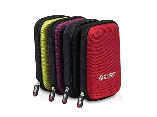 ORICO 2.5 external molded EVA hard drive case coated with heavy duty nylon velvet lining OEM available