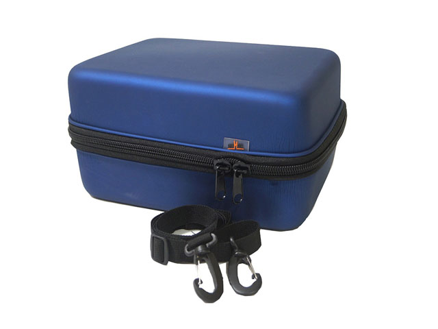 Nomad hard shell Storage bag box case for Orascoptic loupes with aluminiu interior nylon webbing shoulder strap